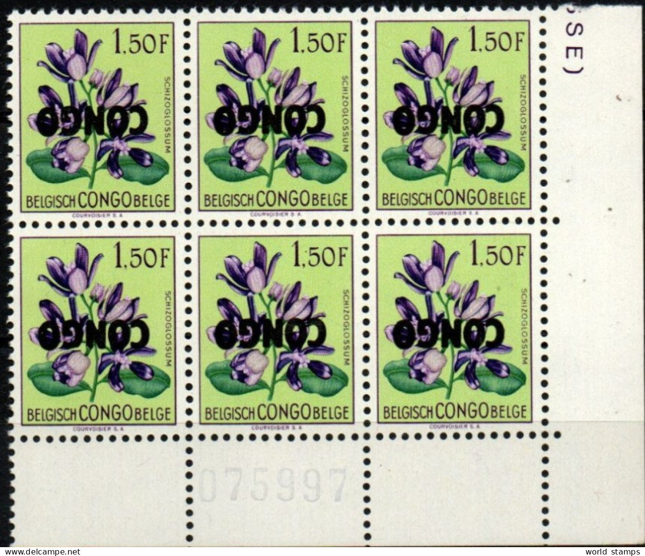 CONGO 1960 ** VARIETE' - Unused Stamps