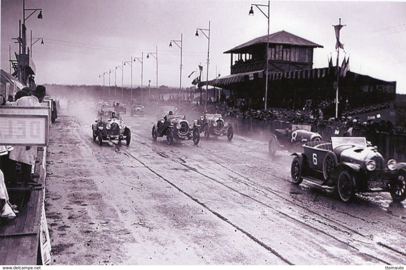 24 Heures Du Mans 1923 -  Le Départ  -  Lorraine-Dietrich - Bentley - Chenard Et Walcker  -  15x10cms  PHOTO - Le Mans