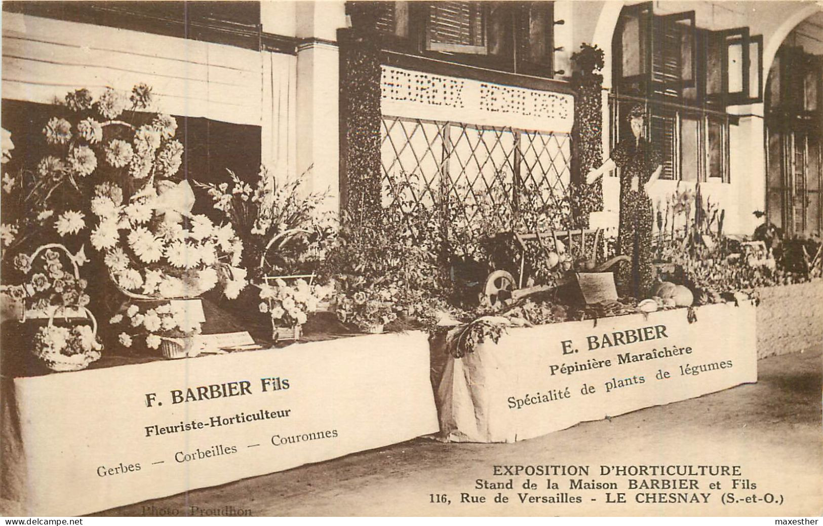 LE CHESNAY Exposition D'horticulture De La Maison E. Barbier - Le Chesnay