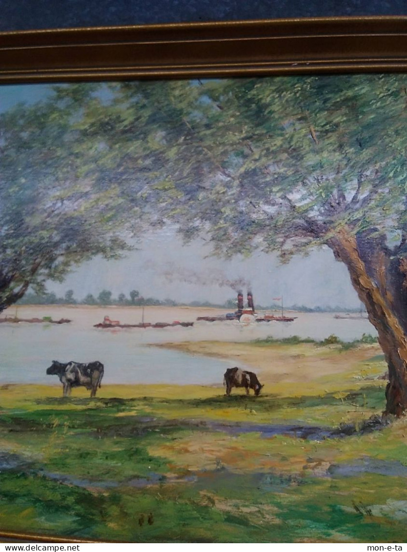 Painting Oil Autthor Fritz Hartmann - Olii