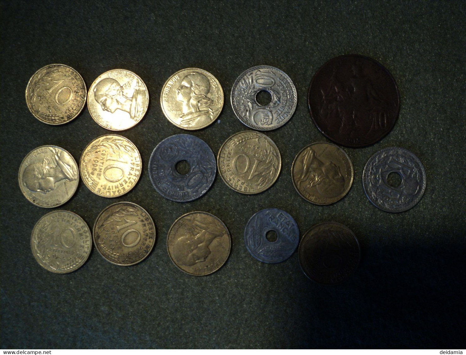 LOT DE 16 PIECES DE 10 CENTIMES DIFFERENTES. 1915 / 1998 - Kiloware - Münzen