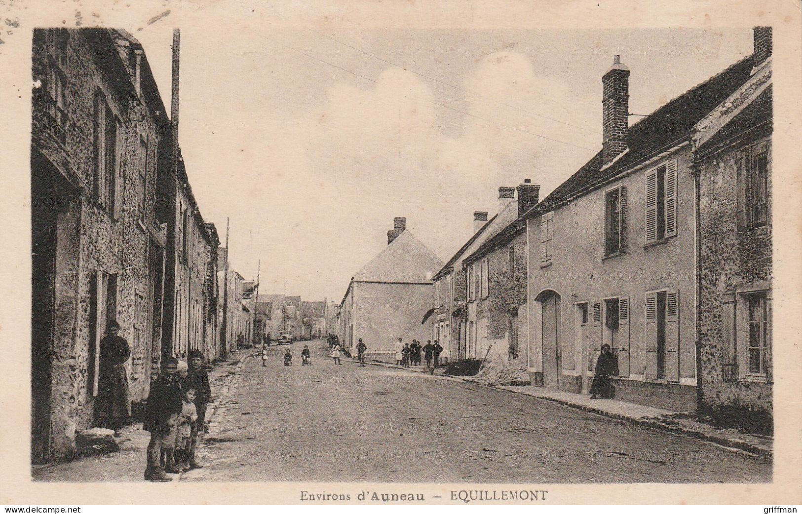 ENVIRONS AUNEAU EQUILLEMONT RUE PRINCIPALE 1937 TBE - Auneau