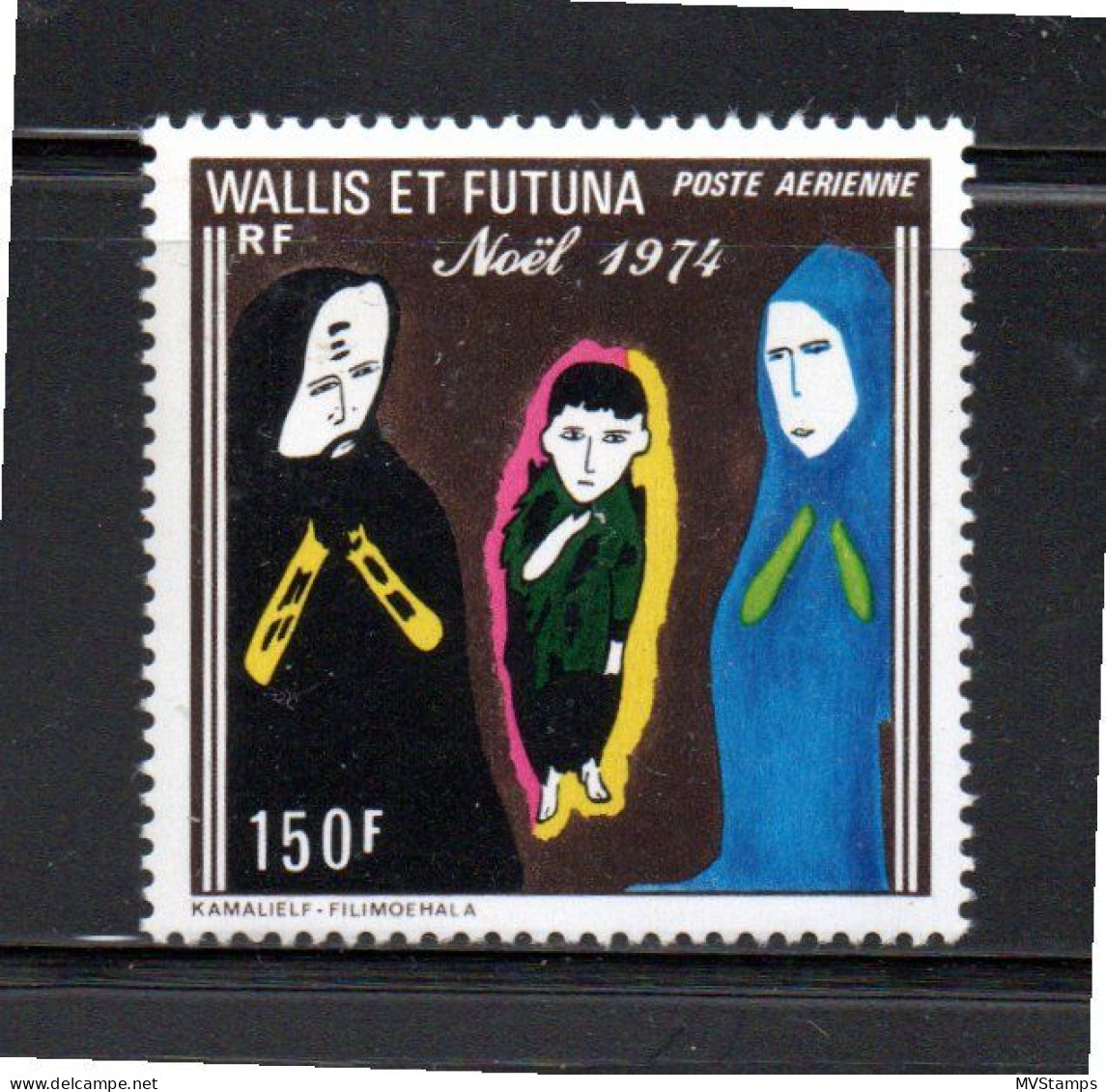 Wallis Et Futuna 1974 Christmas/holey Family Stamp (Michel 259) MNH - Nuevos