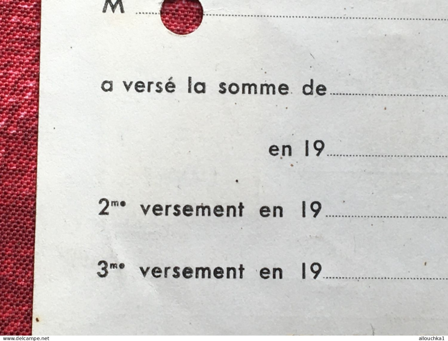 Croix Rouge française-carte +2 Timbre cotisation adhèrent 1965-R.V Red Cross-Vignette-Erinnophilie-Stamp-Viñeta-Bollo