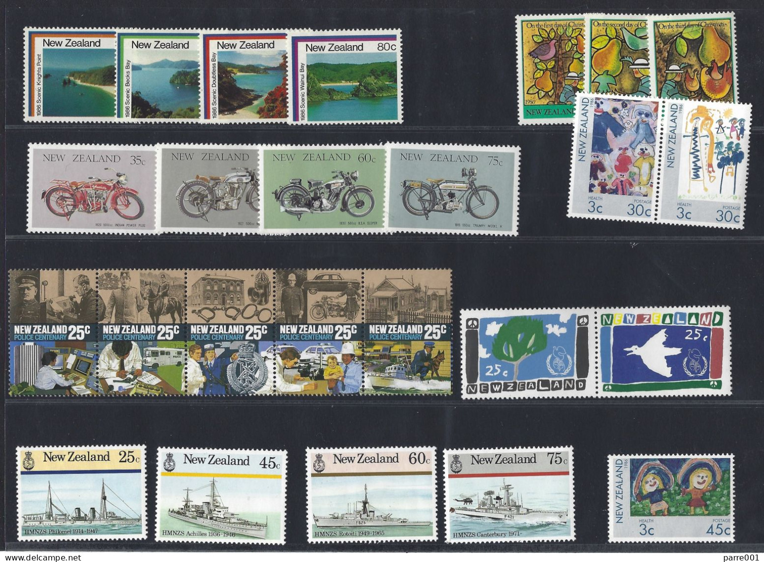 New Zealand 1986 Year Set Stamp Pack MNH In Official Special Pack - Presentation Packs