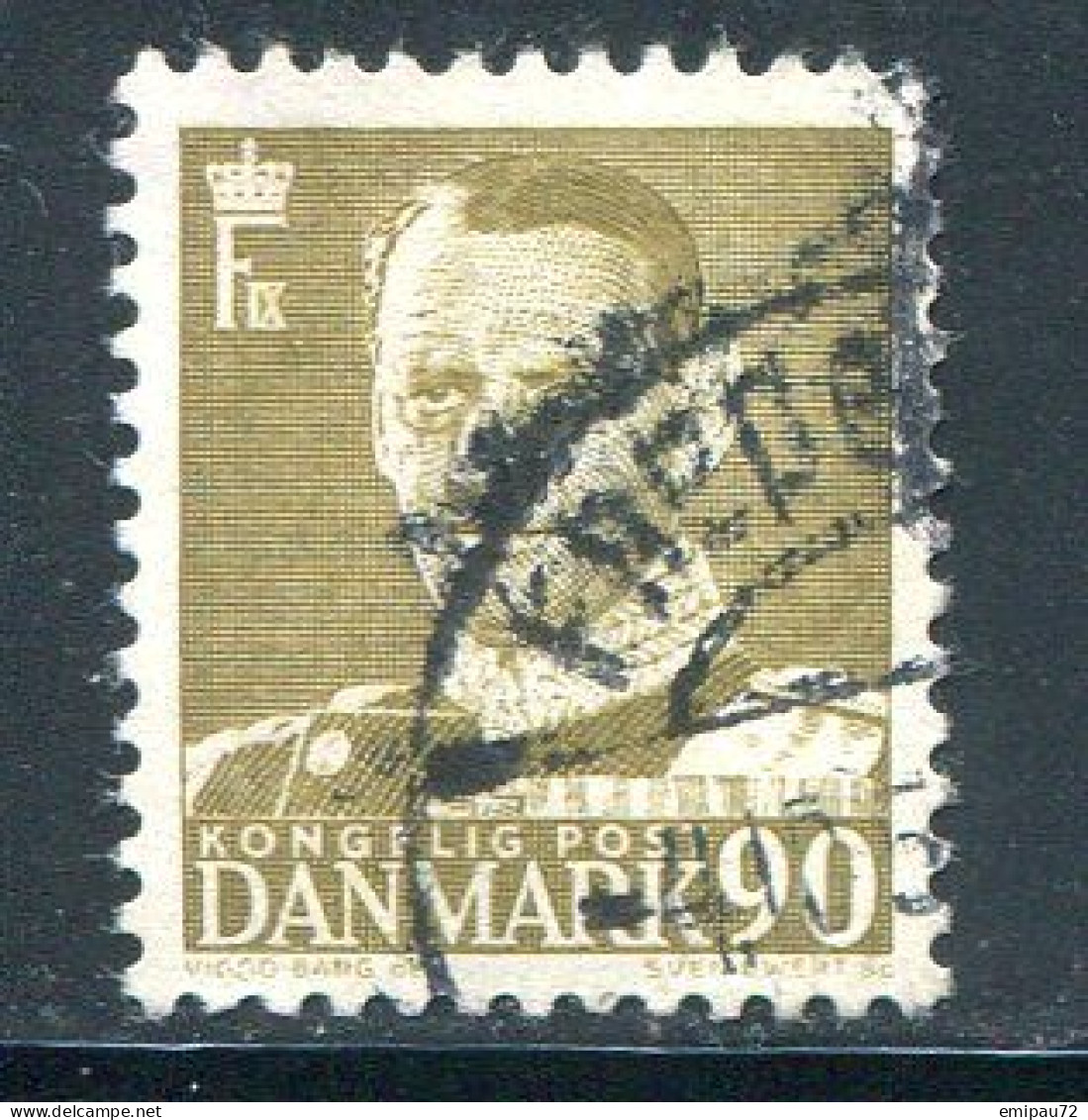 DANEMARK- Y&T N°331B- Oblitéré - Used Stamps