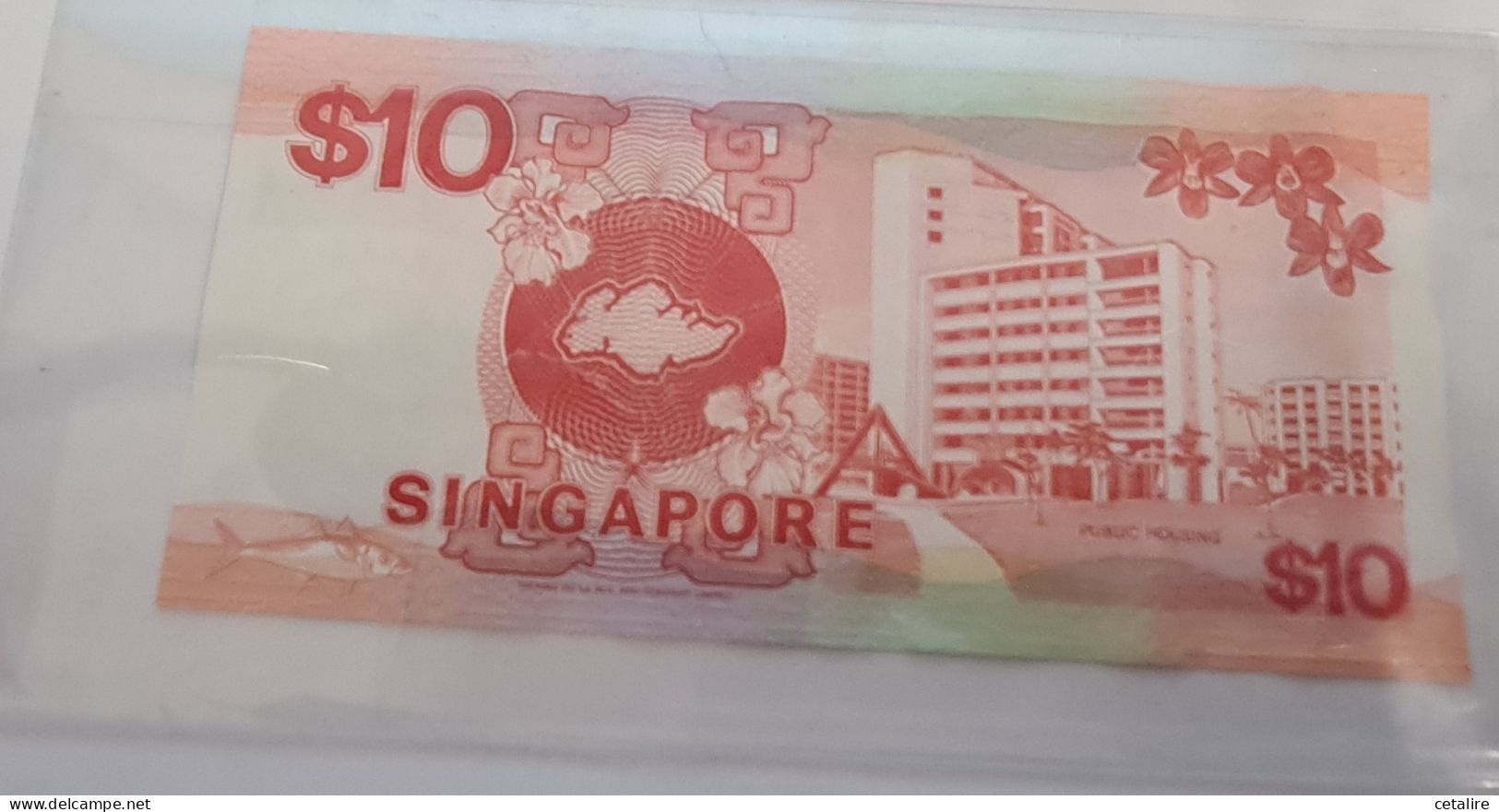 Billet Singapour 10 Dollars - Singapur