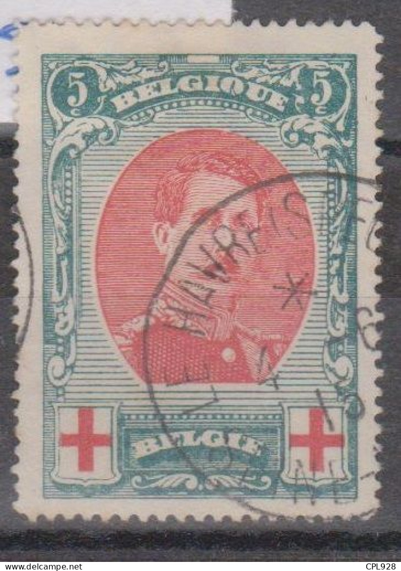 Belgique N° 132a Dentelé 12x14 - 1914-1915 Red Cross