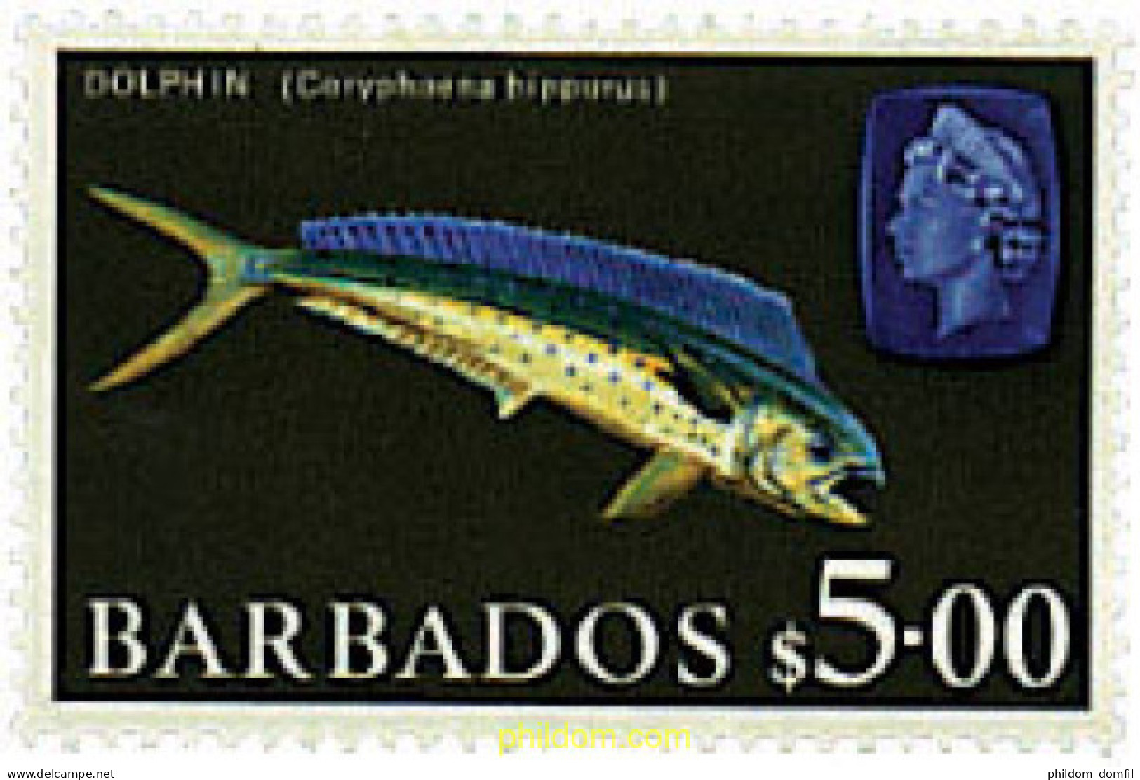 290147 MNH BARBADOS 1965 FAUNA MARINA - Barbados (...-1966)