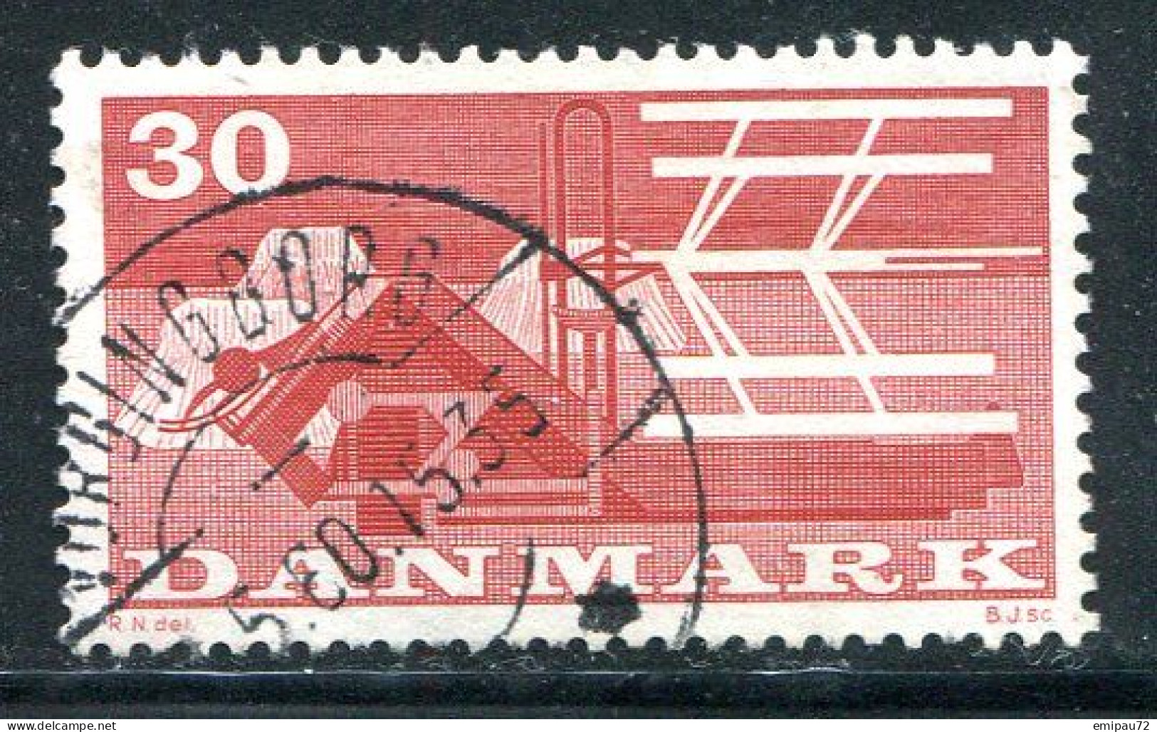 DANEMARK- Y&T N°387- Oblitéré - Used Stamps