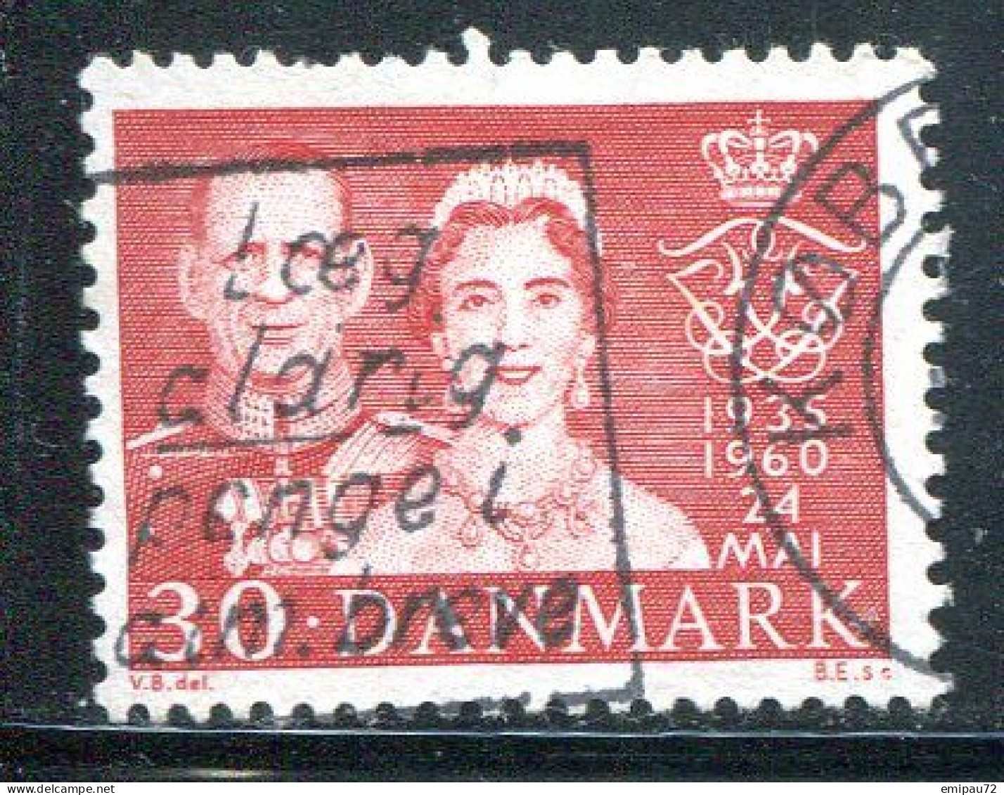 DANEMARK- Y&T N°389- Oblitéré - Used Stamps