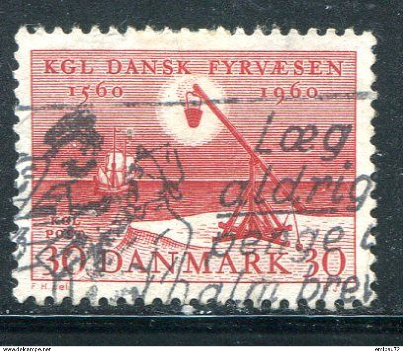 DANEMARK- Y&T N°391- Oblitéré - Oblitérés