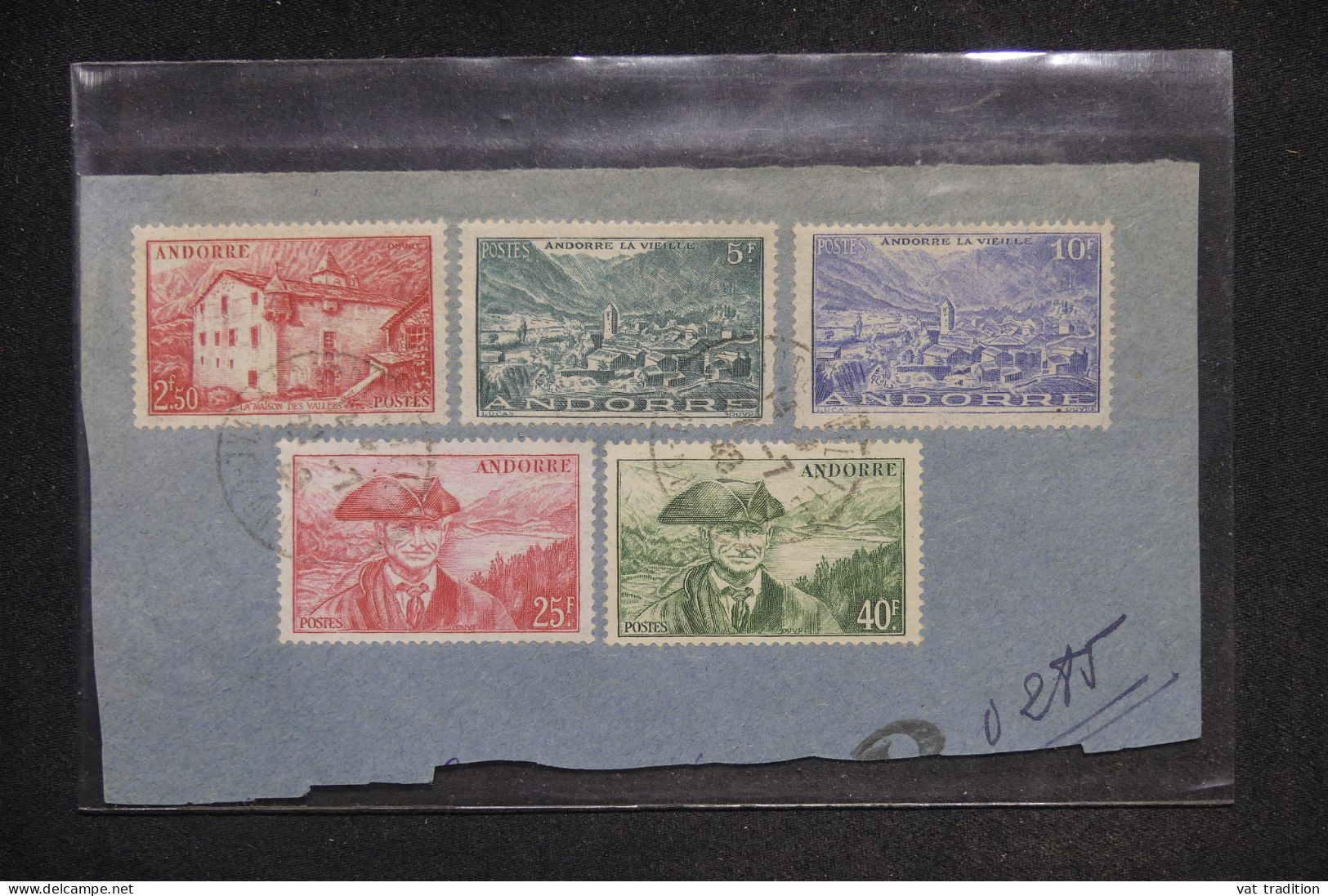 ANDORRE - Fragment D'enveloppe En 1943 - L 149485 - Briefe U. Dokumente