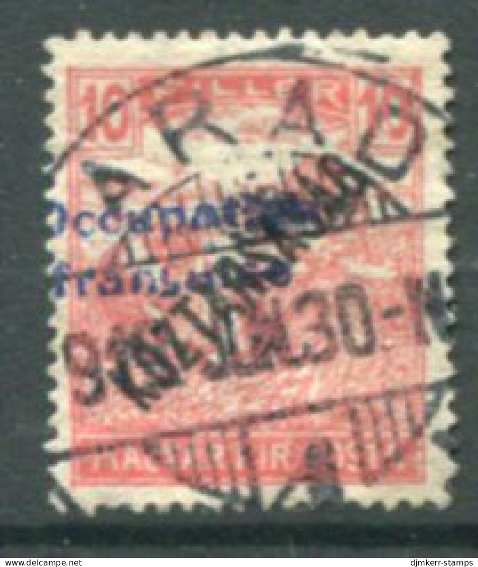 ARAD (French Occupation) 1919 Overprint On Harvesters KÖZTARSASAG 10f  Used.  Michel 35 - Non Classés