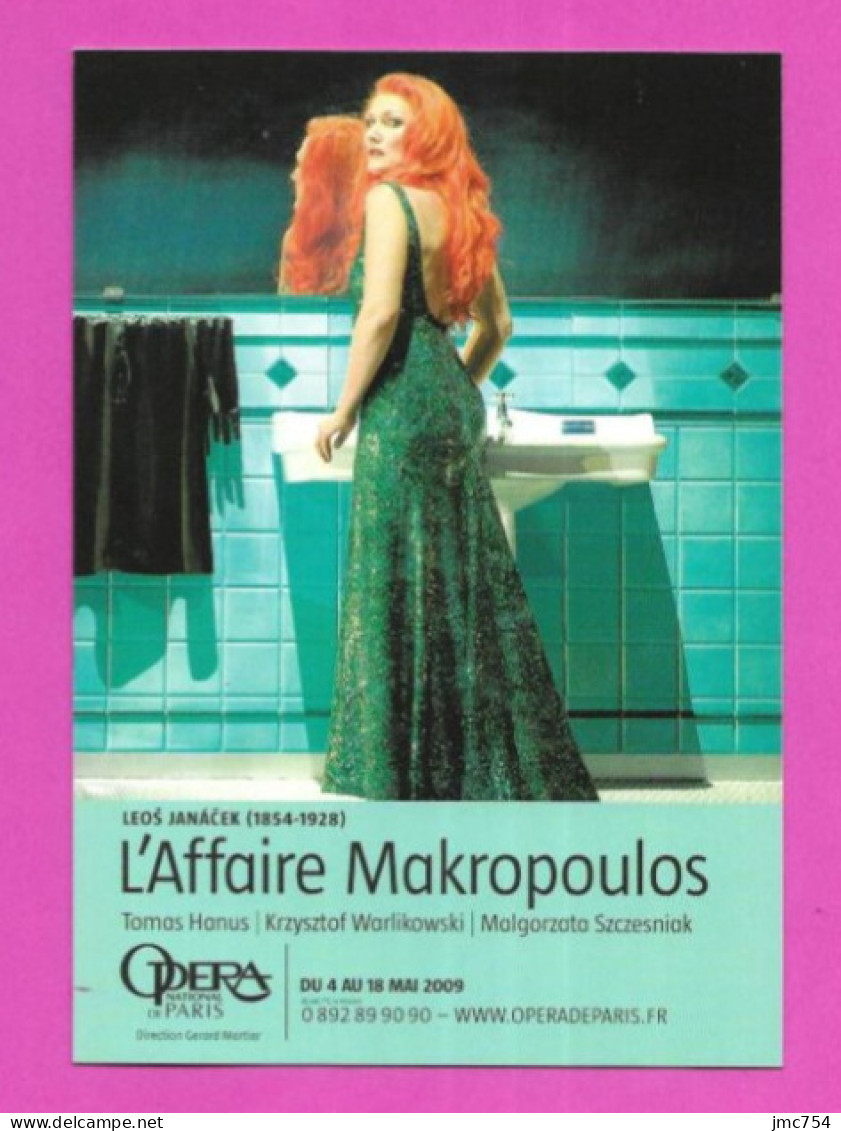 CPM   Descartes Média.   L'affaire Makropoulos.    Postcard. - Opéra