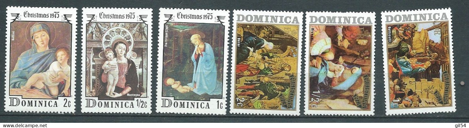 Dominique -6  Valeurs Neuves Sans Charnière  Theme Religieux - Ax 15504 - Dominica (...-1978)