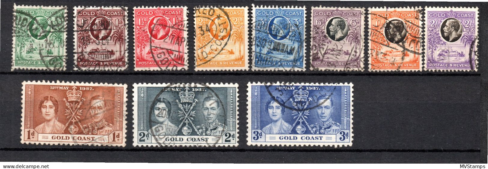 Goldcoast 1875/1937 Old Collection Definitive Stamps Nice Used - Goudkust (...-1957)