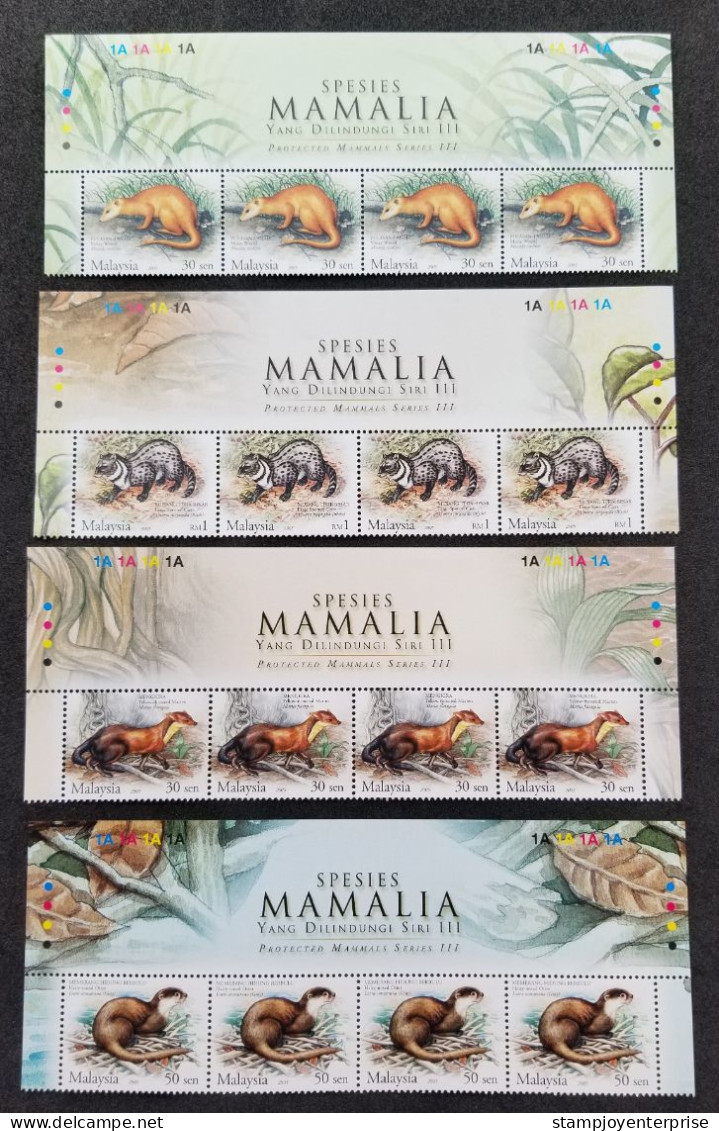 Protected Mammals Series III Malaysia 2005 Wildlife Mammal (stamp With Title) MNH - Malaysia (1964-...)