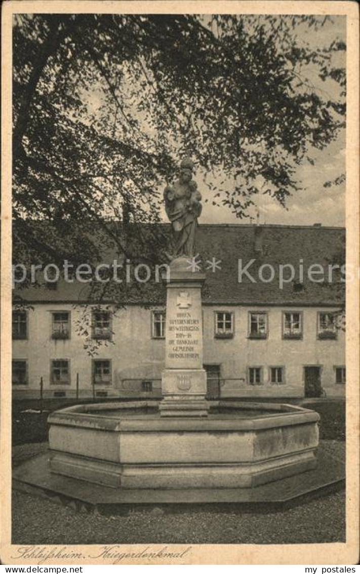 41562063 Schleissheim Oberschleissheim Kriegerdenkmal Statue Oberschleissheim - Oberschleissheim