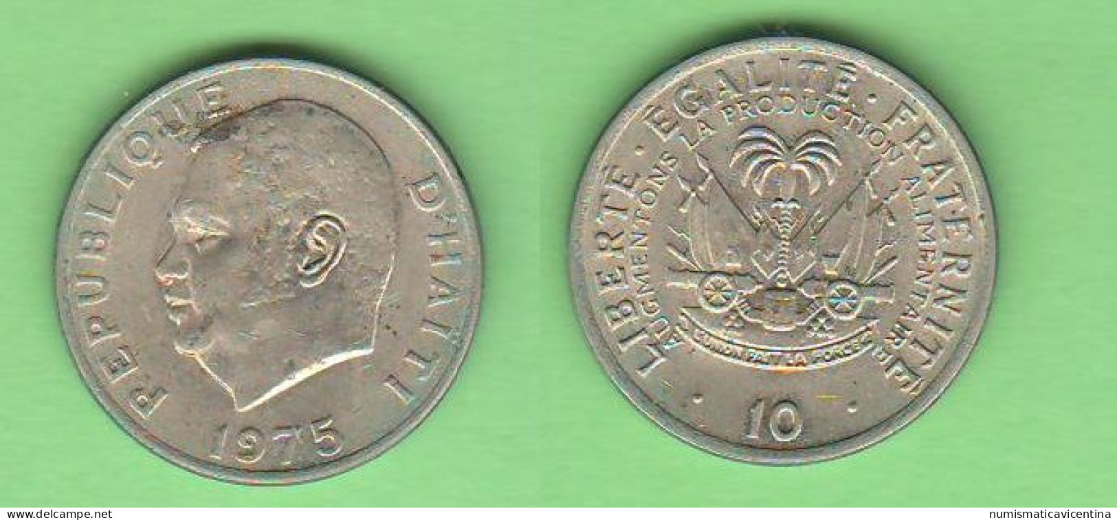 Haiti 10 Centimes FAO 1975  ∇4 - Haiti