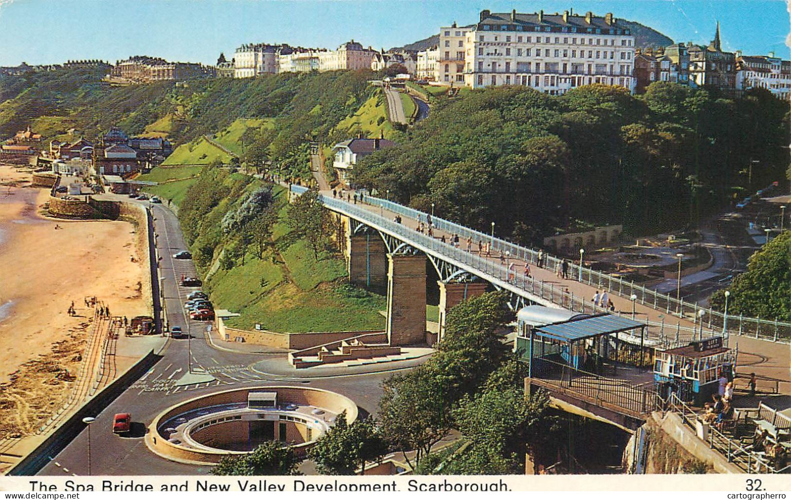 United Kingdom England  Scarborough Spa Bridge New Valley - Scarborough