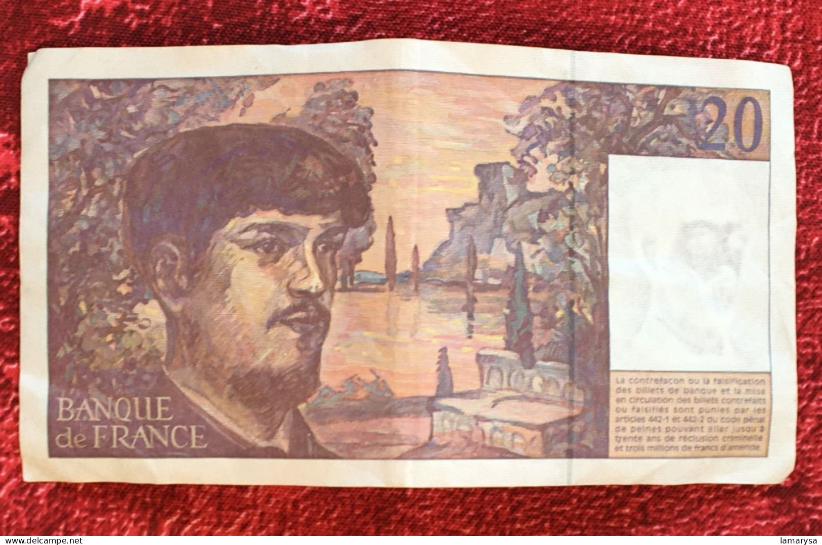 Monnaie & Billet De Banque Bank-Billet De France 1997 ''Francs''  20 Francs 1980-1997-N 059 ''Debussy'' - 20 F 1980-1997 ''Debussy''