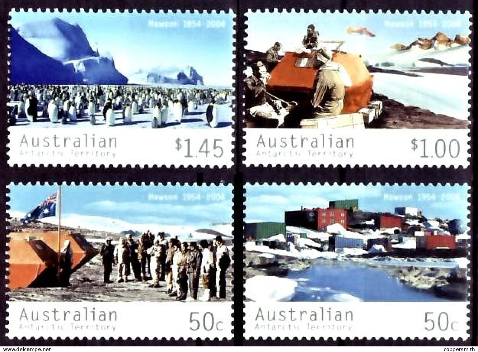 (009) Australian Antarctics / AAT / 2004 / Mawson Expedition   ** / Mnh  Michel 157-160 - Autres & Non Classés