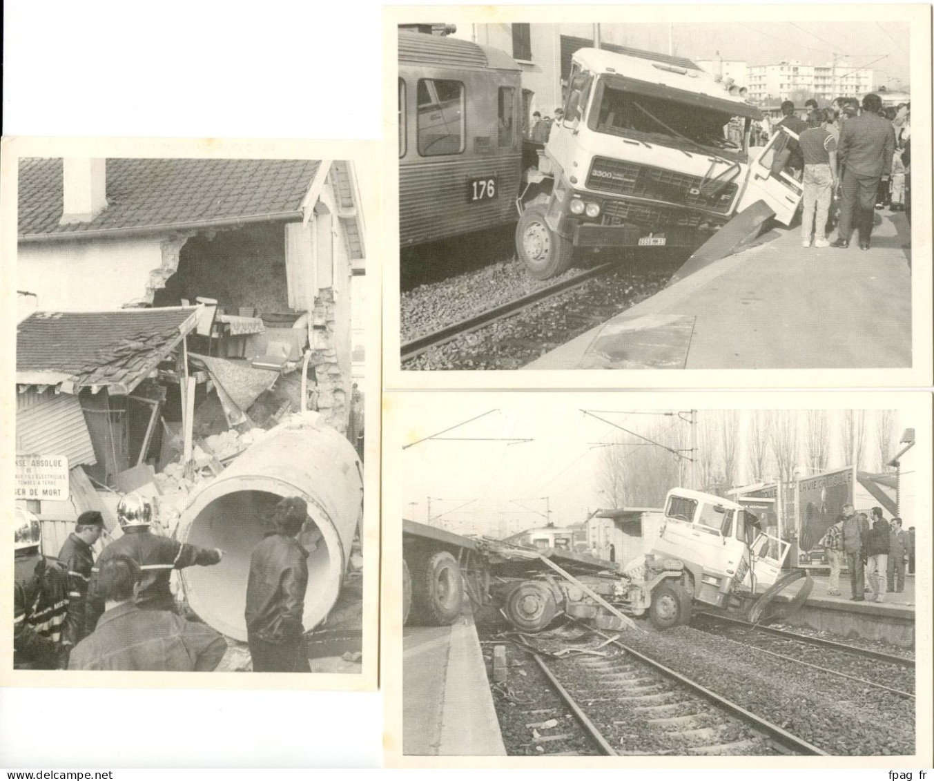 Deuil-la-Barre / Montmagny (95 - Val D'Oise) - Catastrophe Ferroviaire - 1990 (série De 5 CPM - Tirage : 500 Ex.) - Deuil La Barre