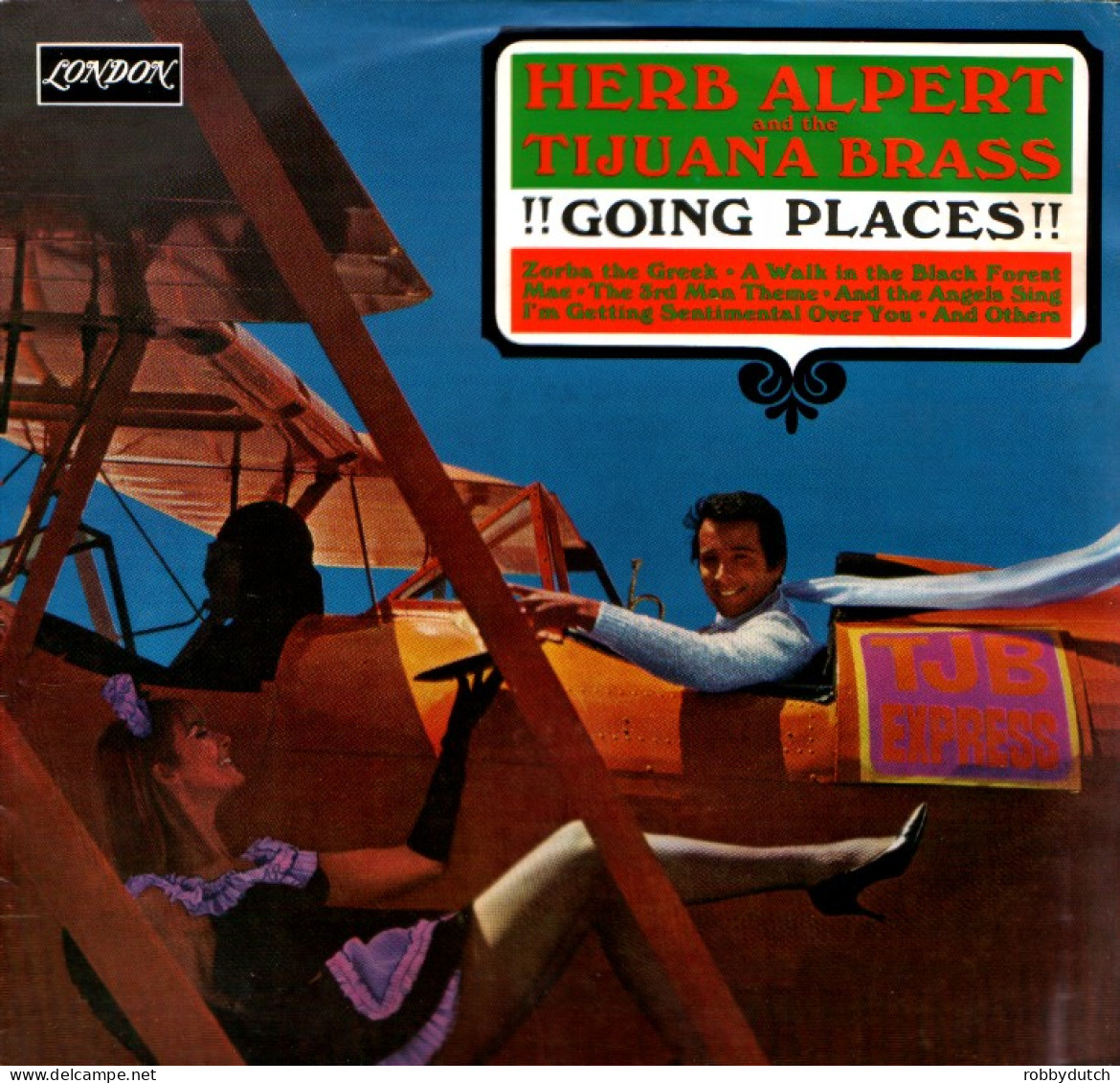 * LP *  HERB ALPERT & THE TIJUANA BRASS - GOING PLACES (Germany 1965 EX-) - Jazz