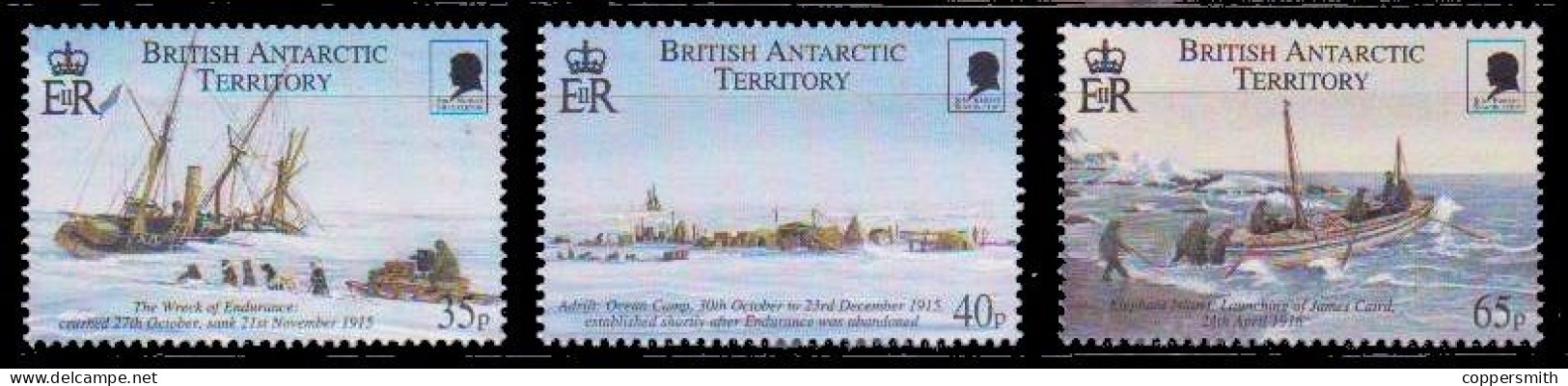 (062) Brit. Antarc. Territ. (BAT)  2000 / Expedition / Research / Forschung  ** / Mnh  Michel 298-300 - Autres & Non Classés