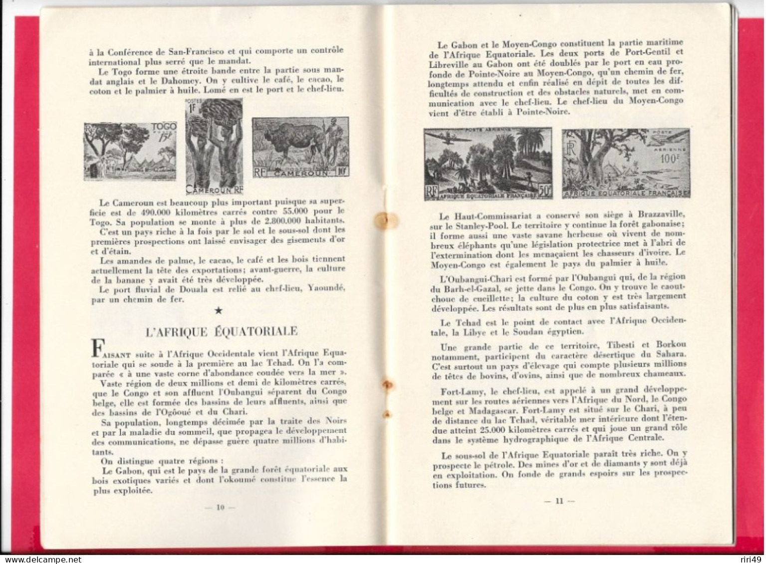 France, La France d'Outre-Mer et la Philatélie, 1950 32pages, 13.5*24cm VOIR SCANNES 65 GR