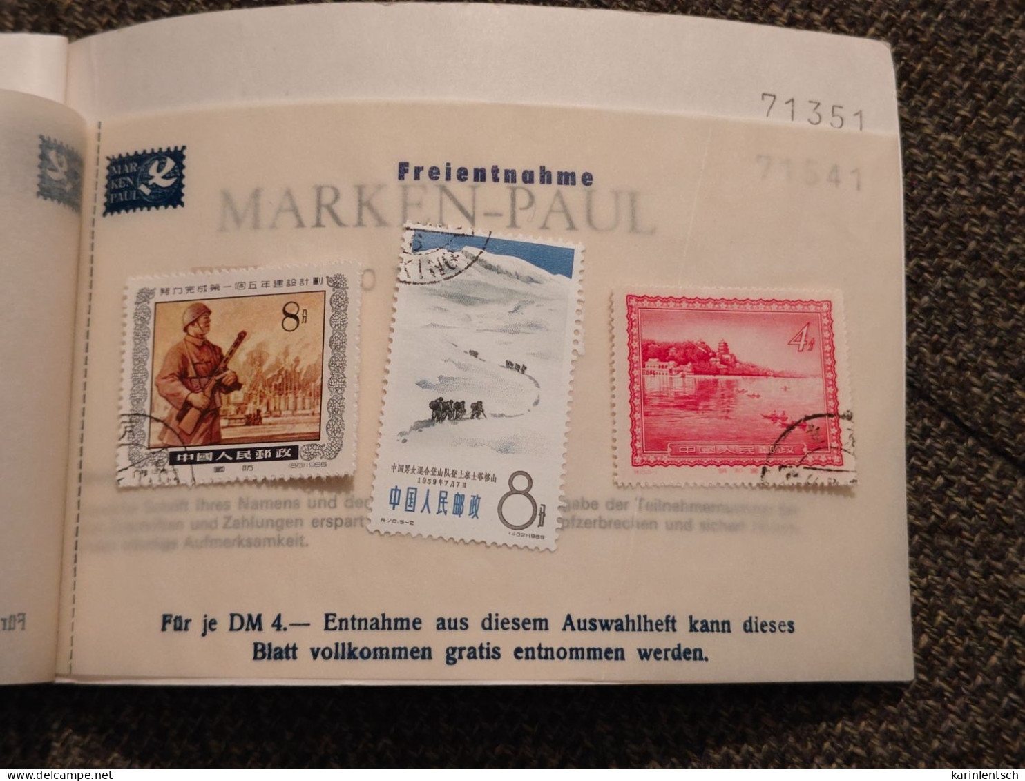 Auswahlhef Mit Briefmarken Aus Aller Welt - Sammlungen (im Alben)