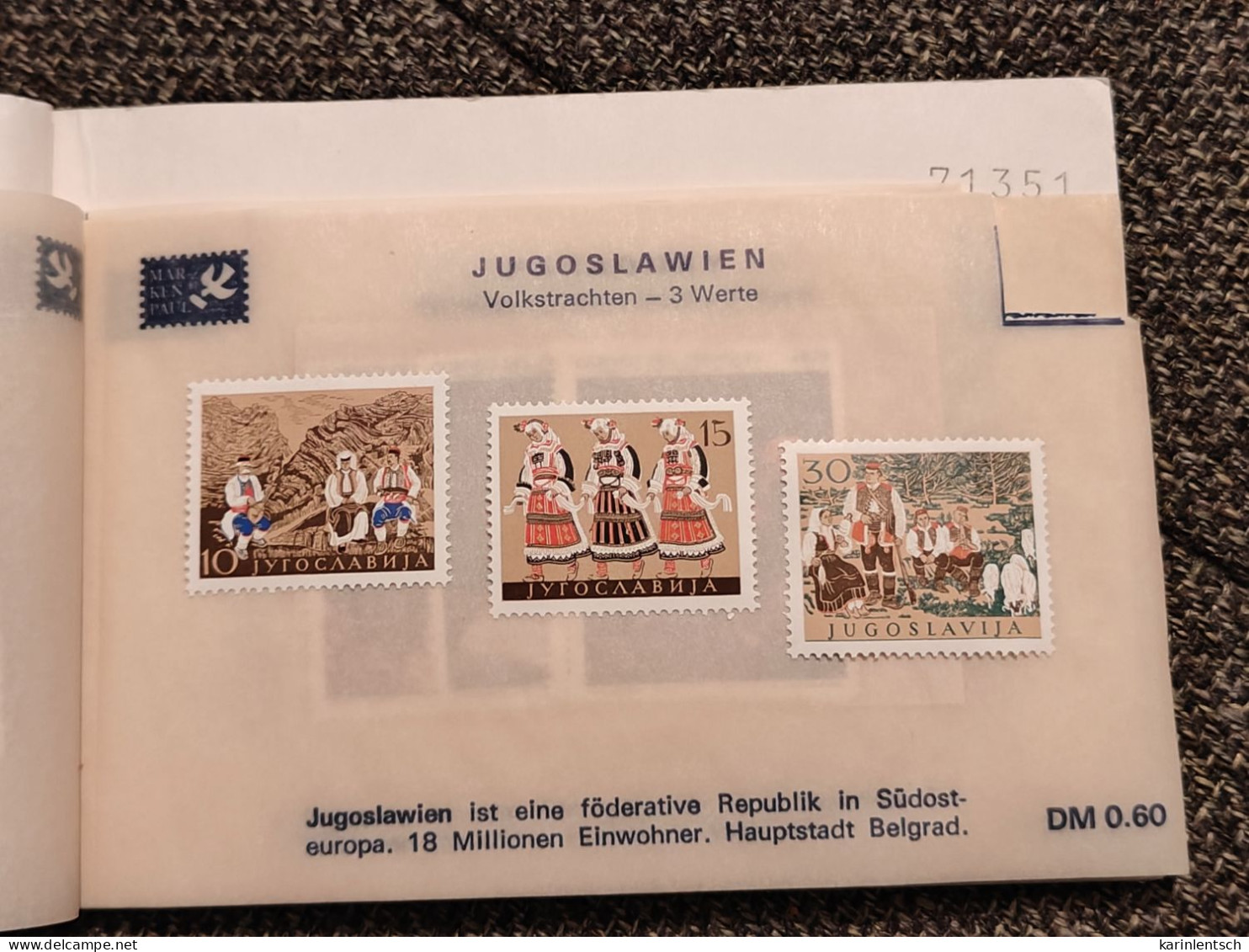 Auswahlhef mit Briefmarken aus aller Welt
