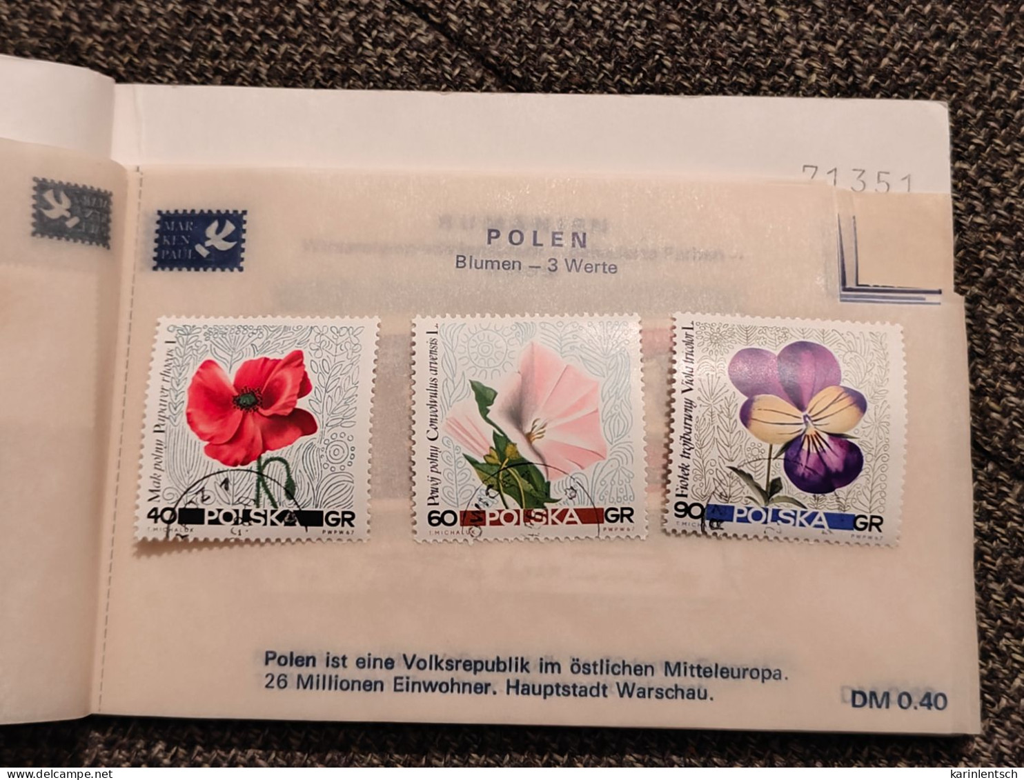 Auswahlhef mit Briefmarken aus aller Welt
