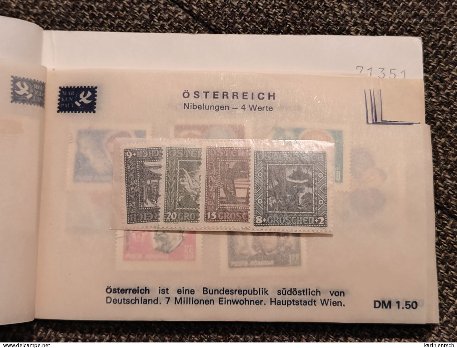 Auswahlhef mit Briefmarken aus aller Welt