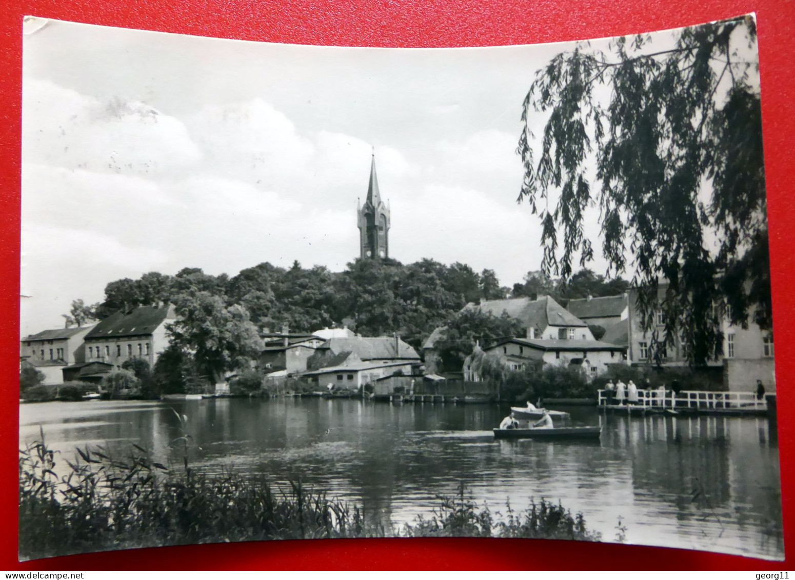 Feldberg - Feldberger Haussee  - Kirche - Echt Foto - DDR 1973 - Neustrelitz