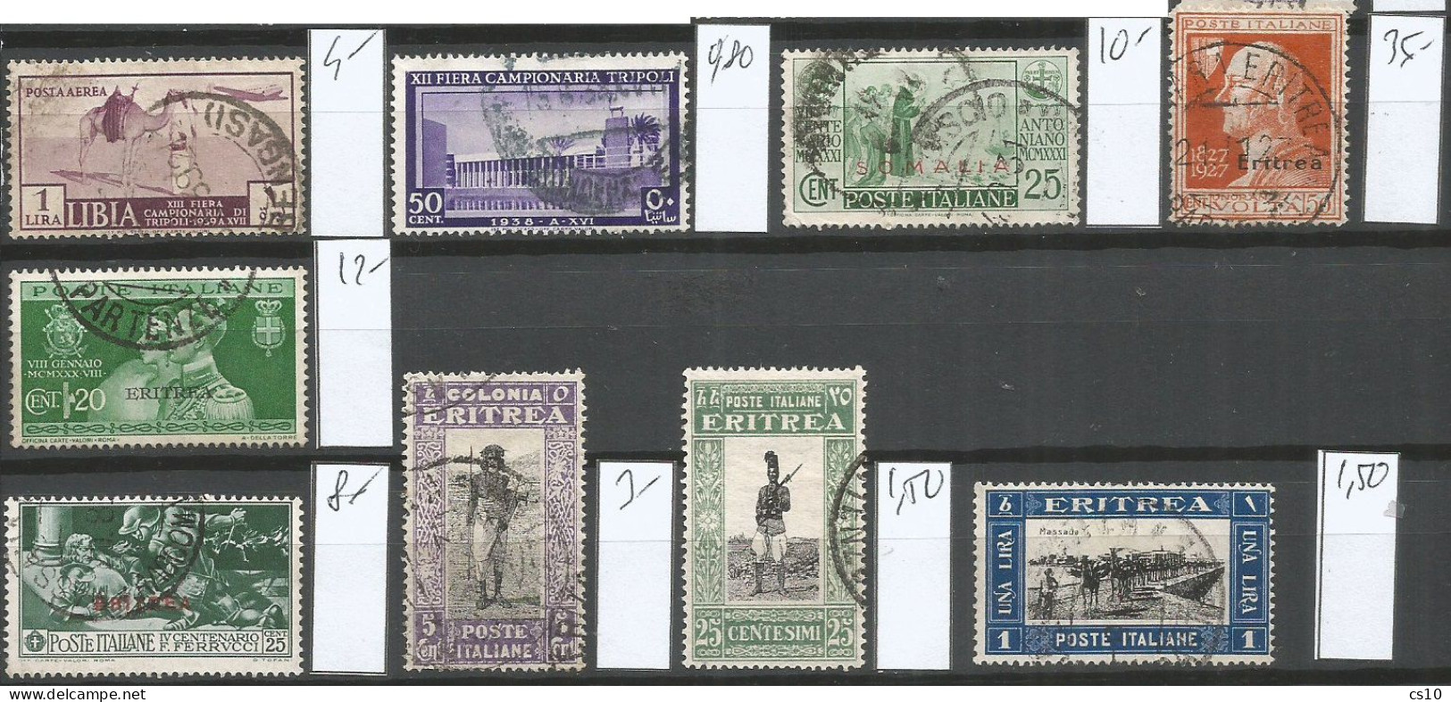 Italy Colony Wholesale Lot Of ONLY VFU Celebratives & Commemoratives Stamps Incl. Some Key Values High Cat.Val. 1100€ - Sammlungen