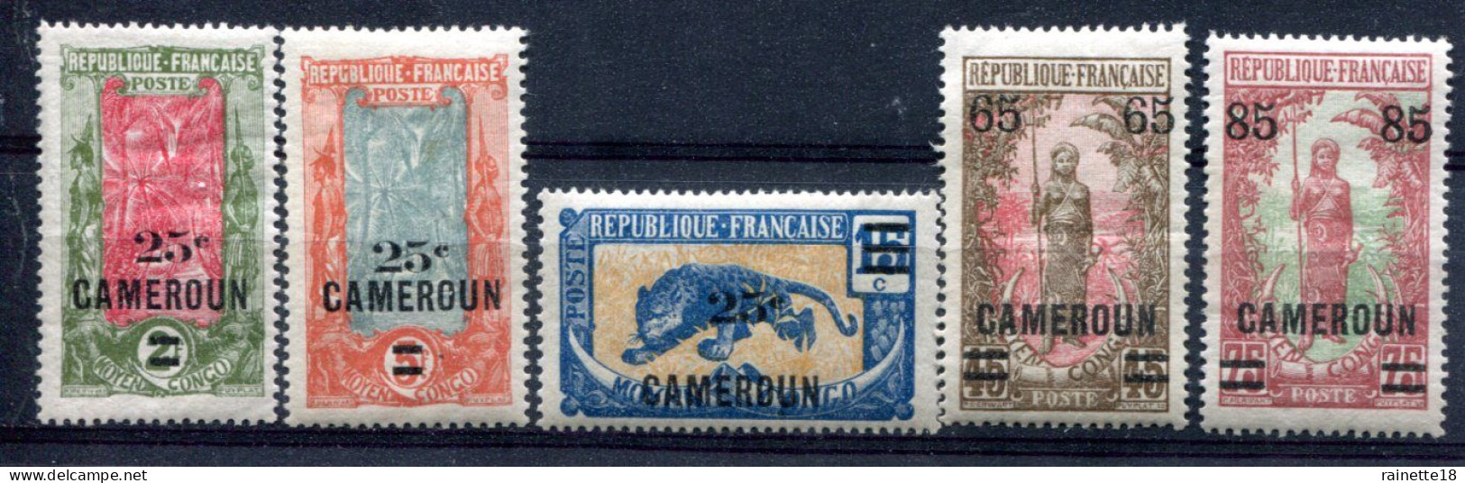 Cameroun      101/105 * - Unused Stamps