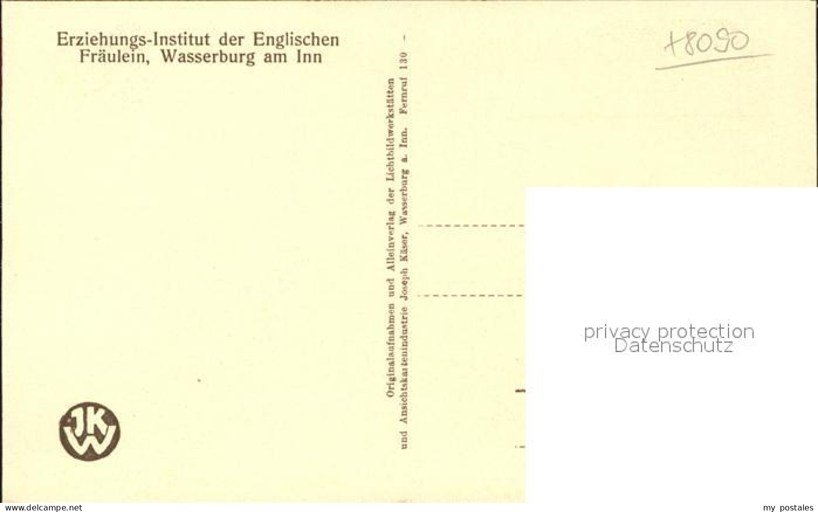 41560437 Wasserburg Inn Erziehungsinstitut Der Englischen Fraeulein Empfangszimm - Wasserburg (Inn)