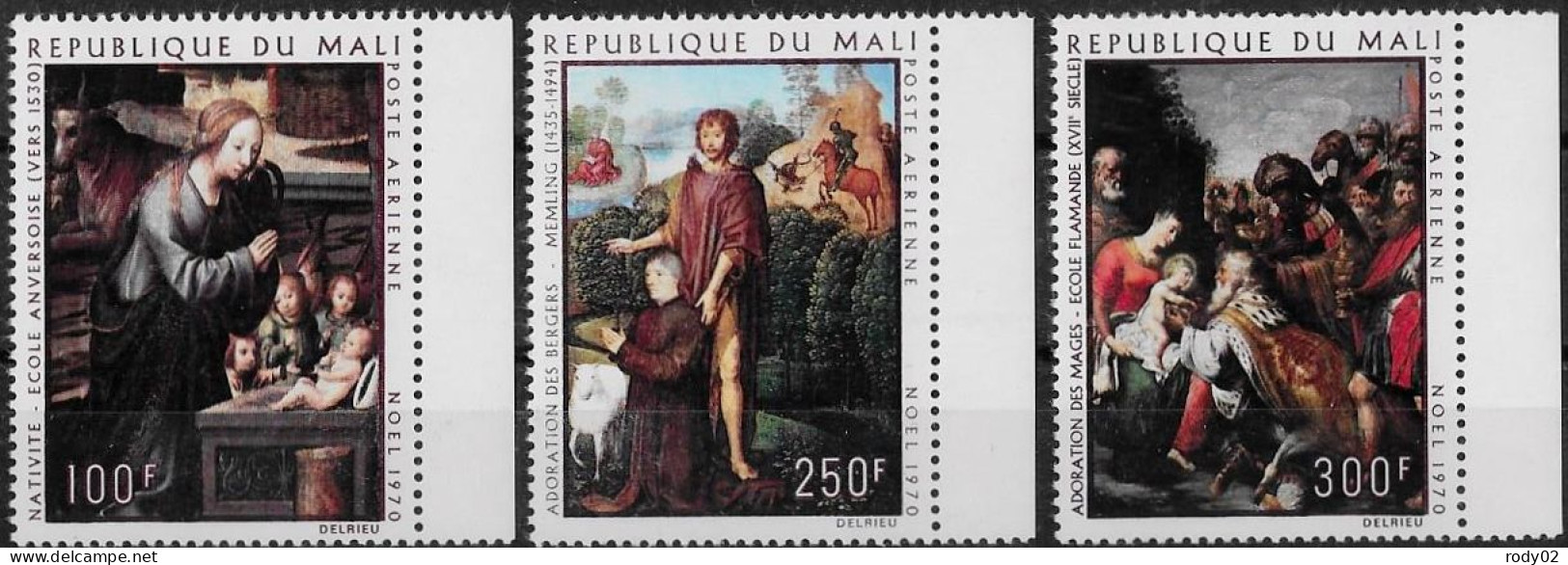 MALI - NOEL - TABLEAUX - PA 110 A 112 - NEUF** MNH - Schilderijen