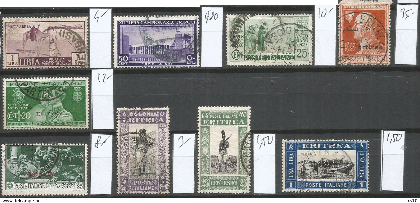 Italy Colony Wholesale Lot Of ONLY VFU Celebratives & Commemoratives Stamps Incl. Some Key Values High Cat.Val. 1100€ - Tripolitania