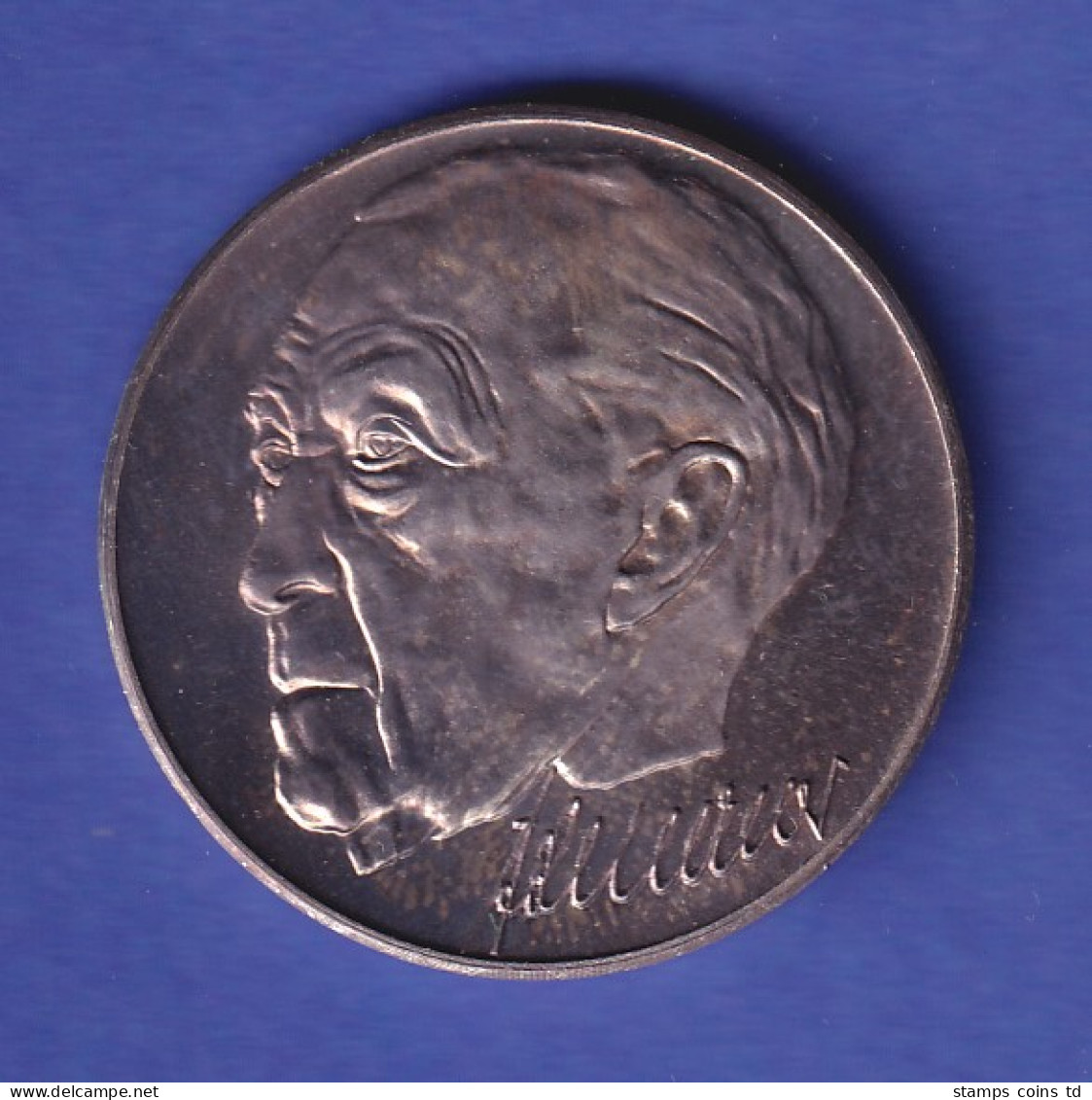 Silbermedaille 1967 Zur Erinnerung An Konrad Adenauer 13gAg1000 - Non Classés