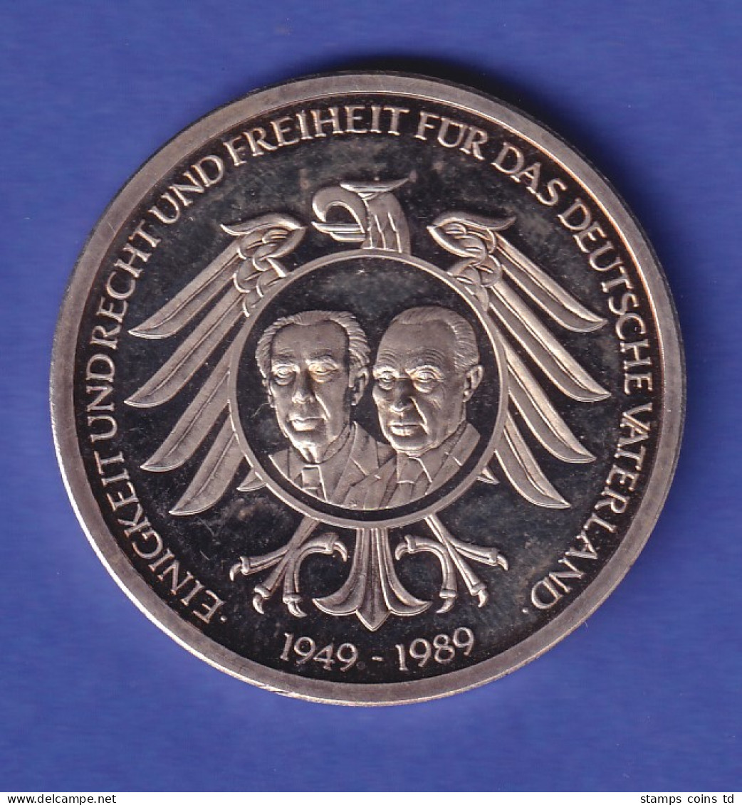 Silbermedaille 40 Jahre Bundesrepublik Deutschland 1989 - Non Classés