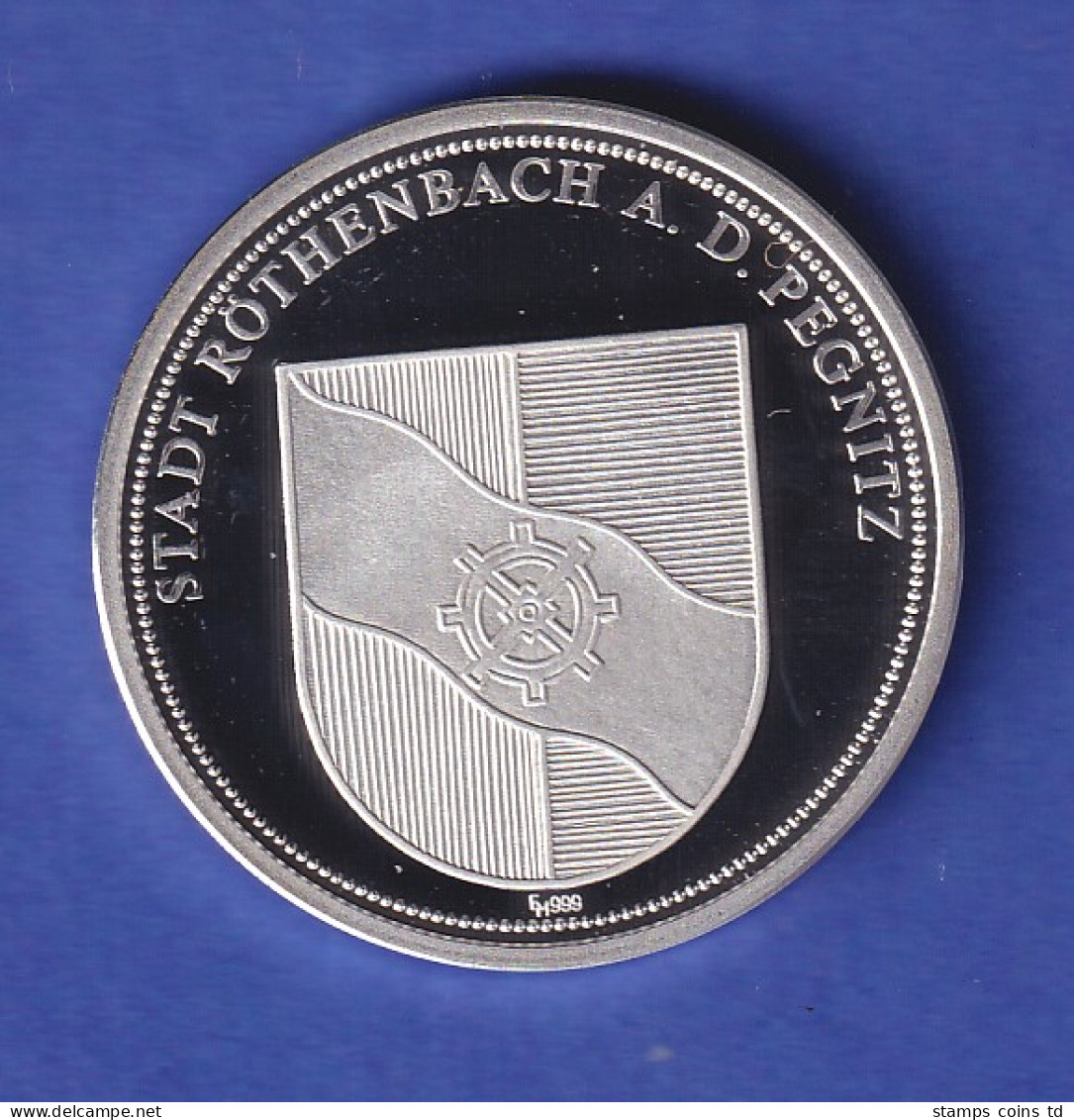 Silbermedaille 700 Jahre Röthenbach An Der Pegnitz 2011 - Non Classés