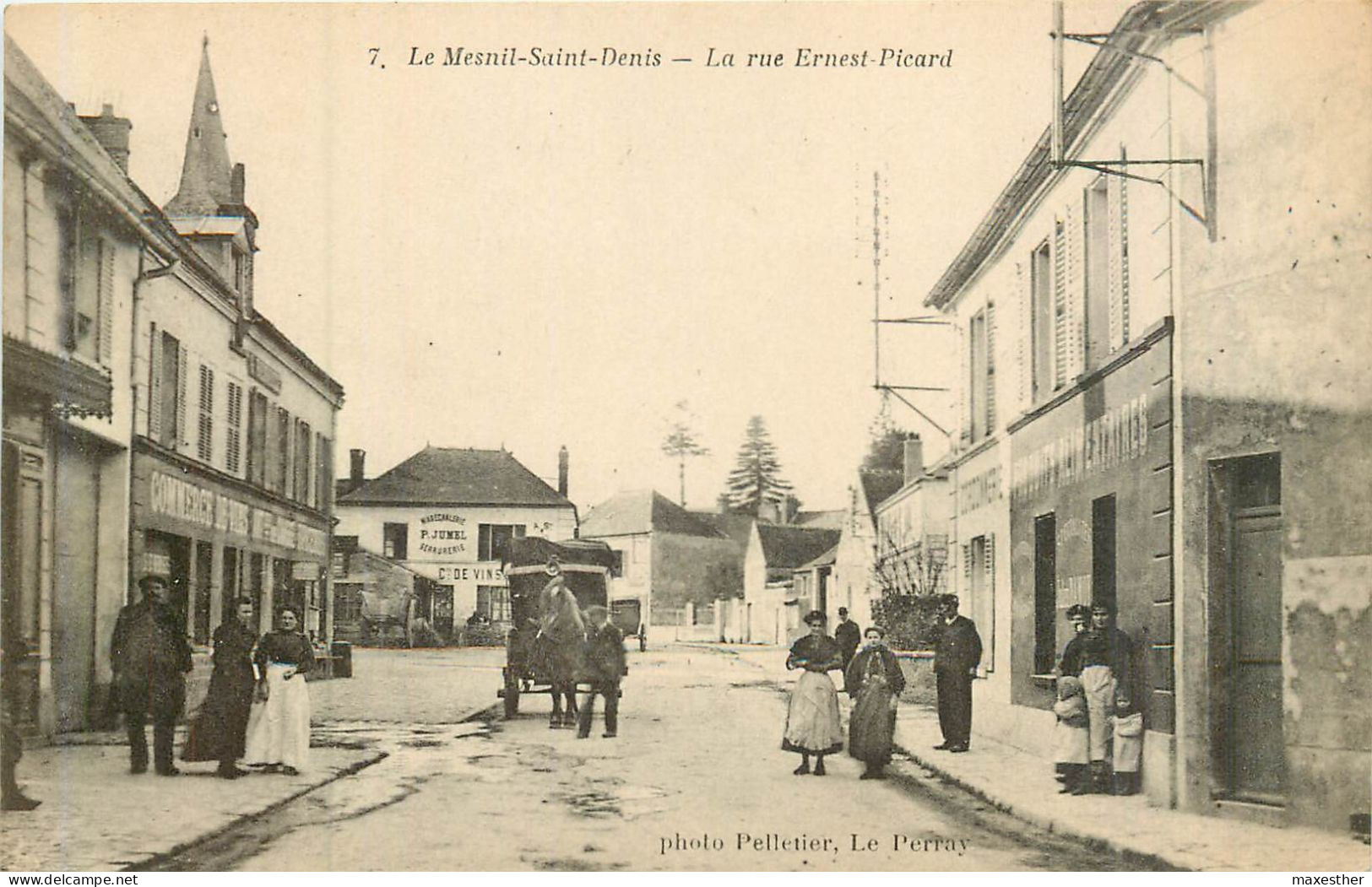 LE MESNIL ST DENIS La Rue Ernest Picard - Le Mesnil Saint Denis