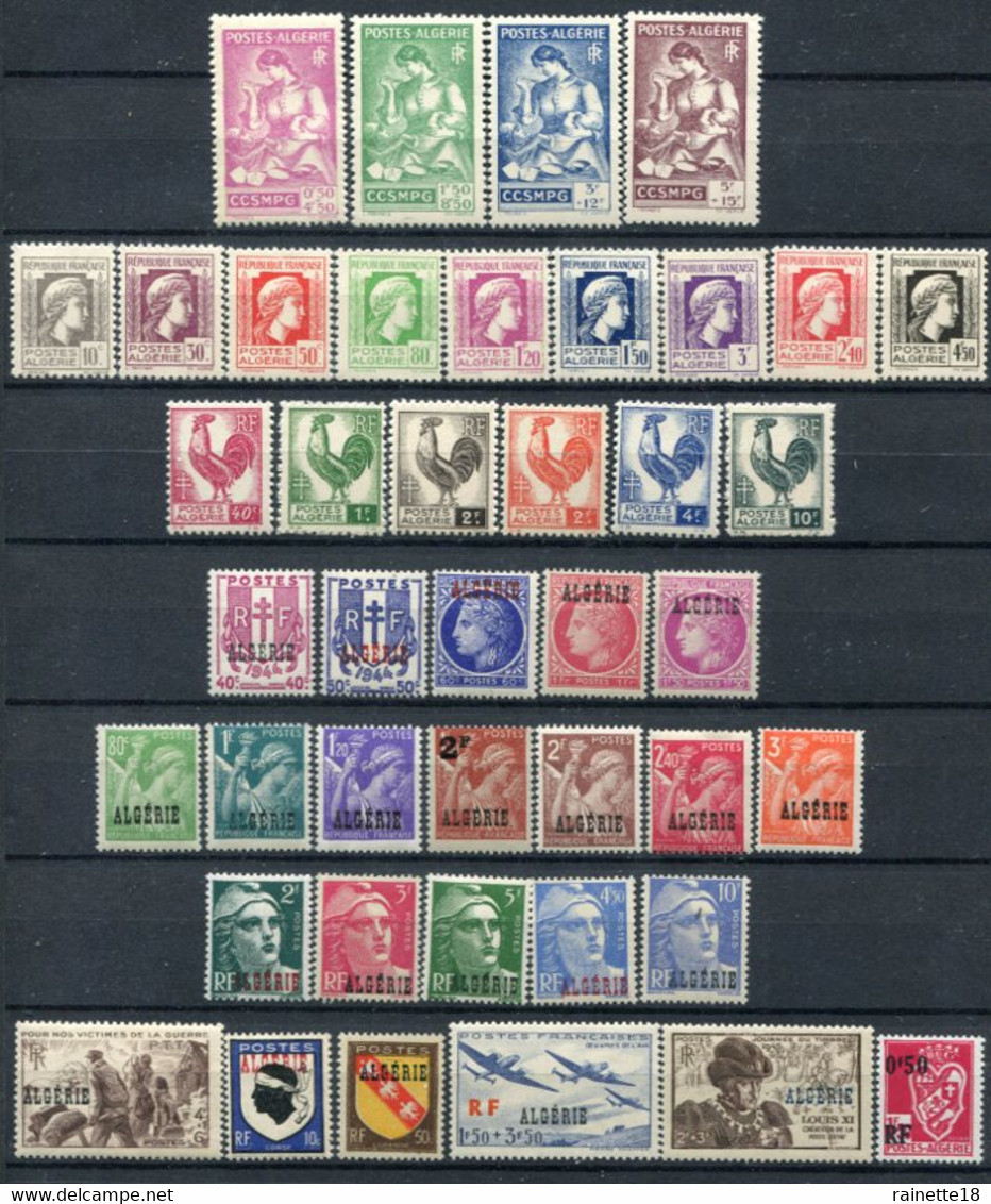 Algérie             205/247 ** - Unused Stamps