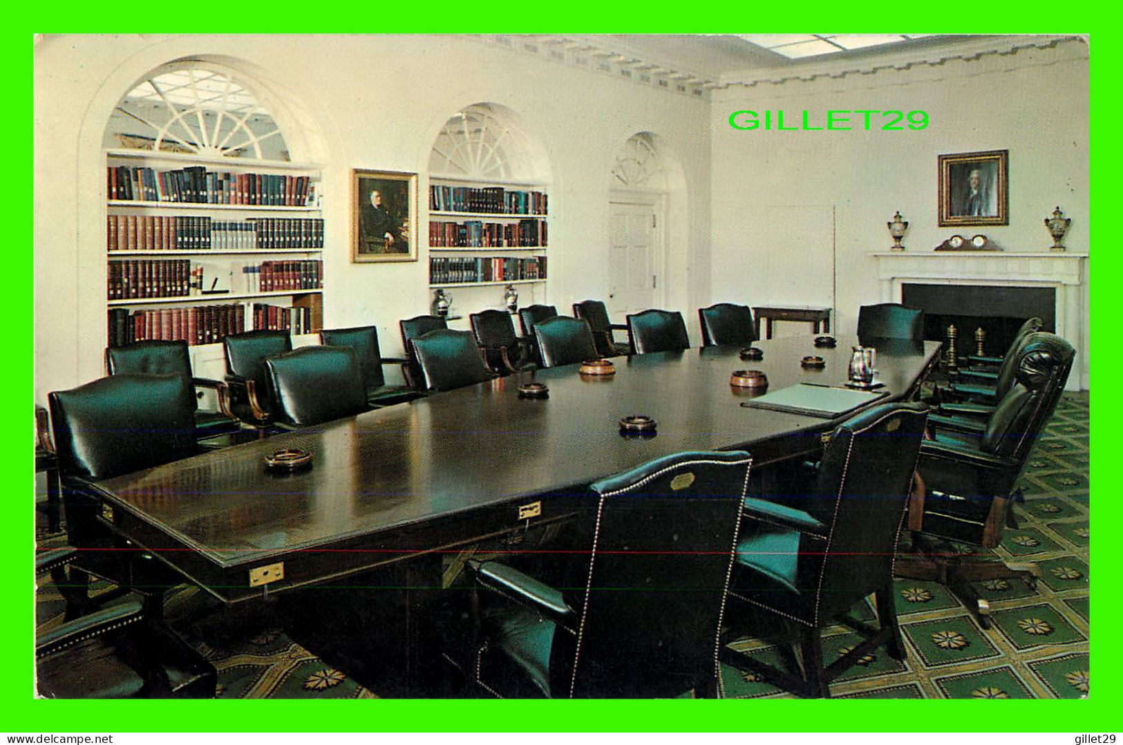 WASHINGTON D C - THE WHITE HOUSE, CABINET ROOM - WRITTEN IN 1966 - CAPSCO WHOLESALERS INC - - Washington DC