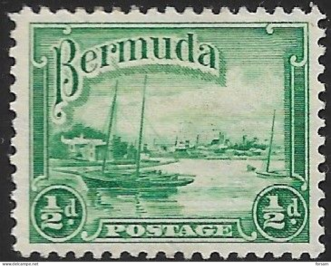 BERMUDA..1936..Michel # 89...MLH. - Bermuda