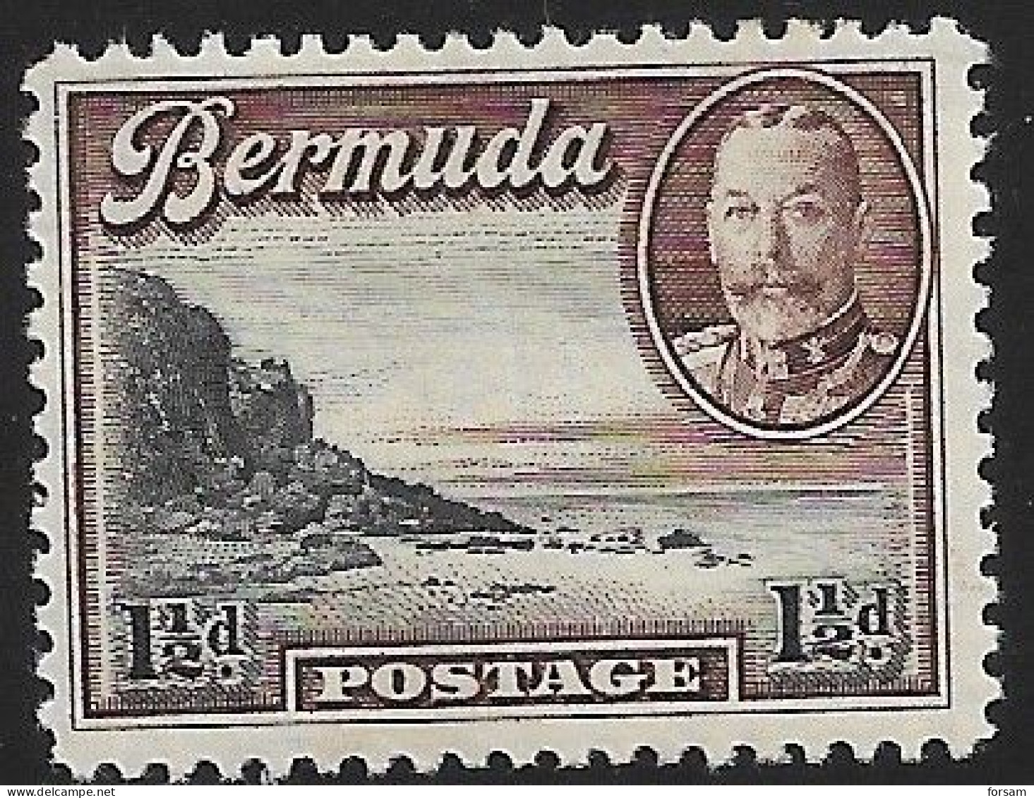 BERMUDA..1936..Michel # 91...MLH. - Bermuda