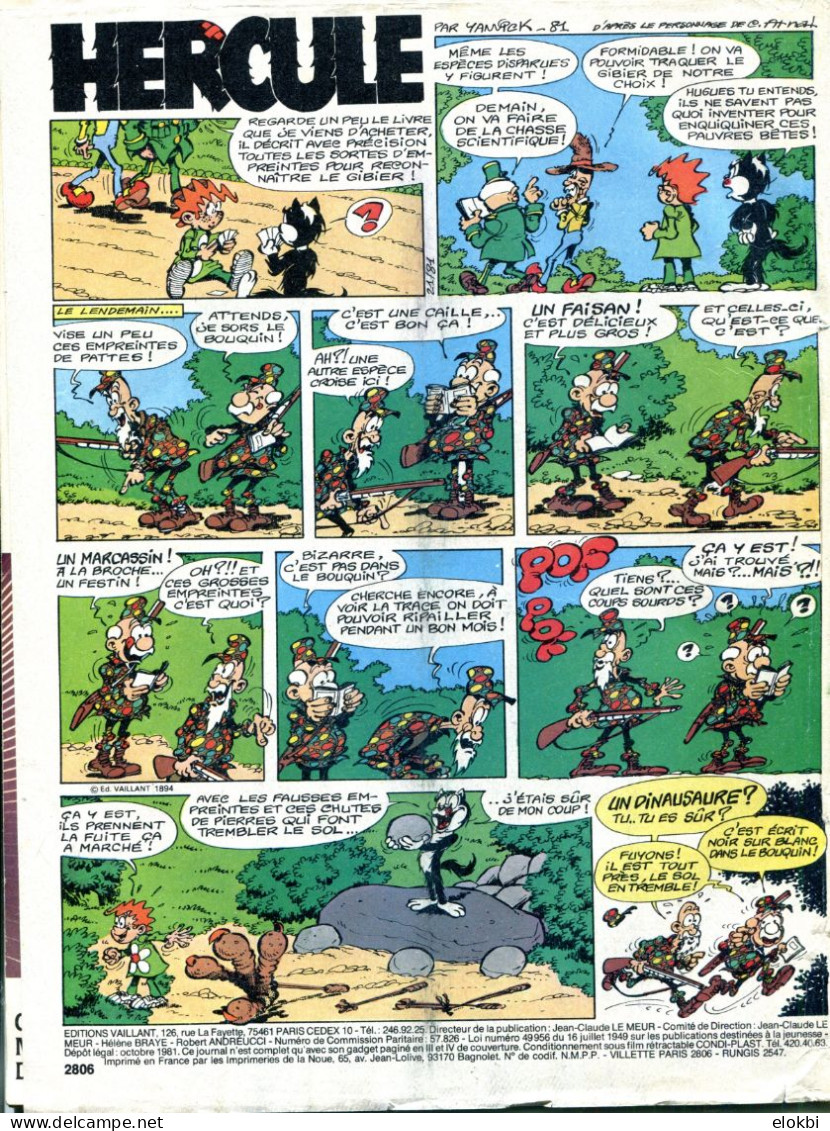 Pif Gadget N°656 -  Dr Justice "Les Marchands De Mort" - - Pif Gadget